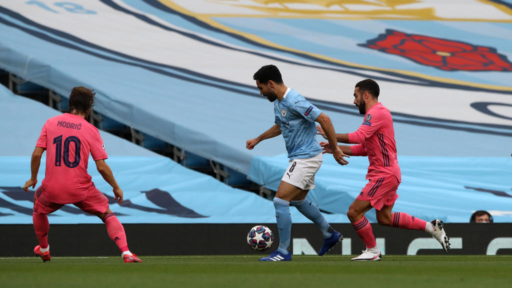 Ilkay Gündogan steht mit Manchester City im Viertelfinale der Champions League.