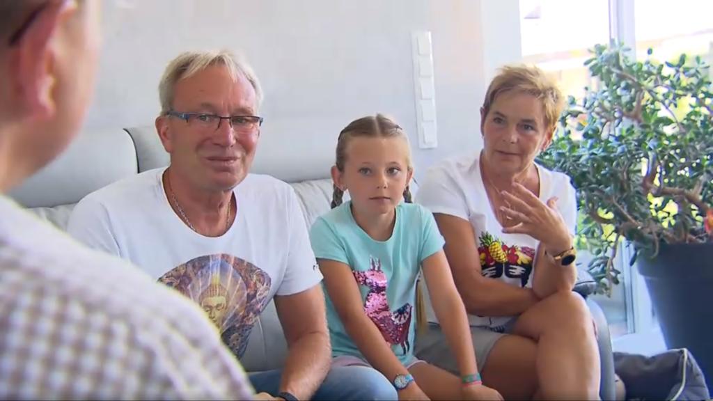 Familie Klaus und Enkelin