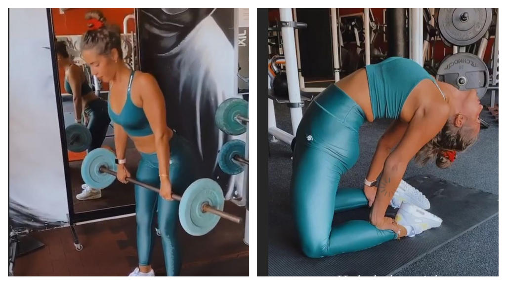 Sarah Lombardi treibt viel Sport, um fit zu sein.