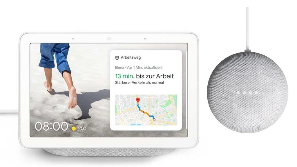 Google Nest Hub und Google Nest Mini