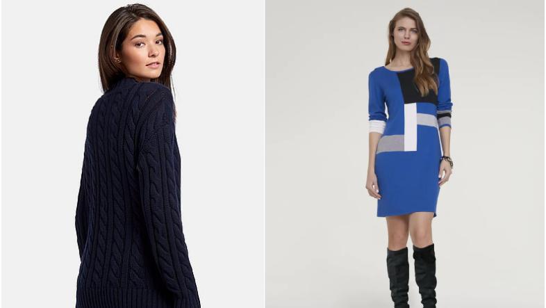 Herbst-Styles in der Trendfarbe Blau