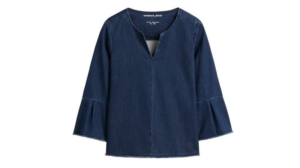Jeansbluse der Marke Sandwich.