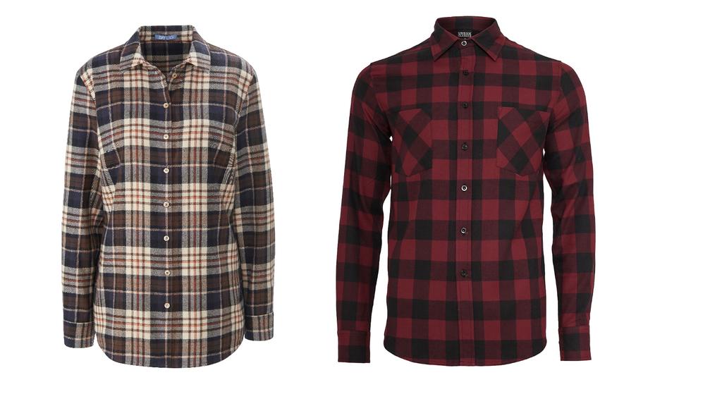 Grunge-Look mit Flanellhemd