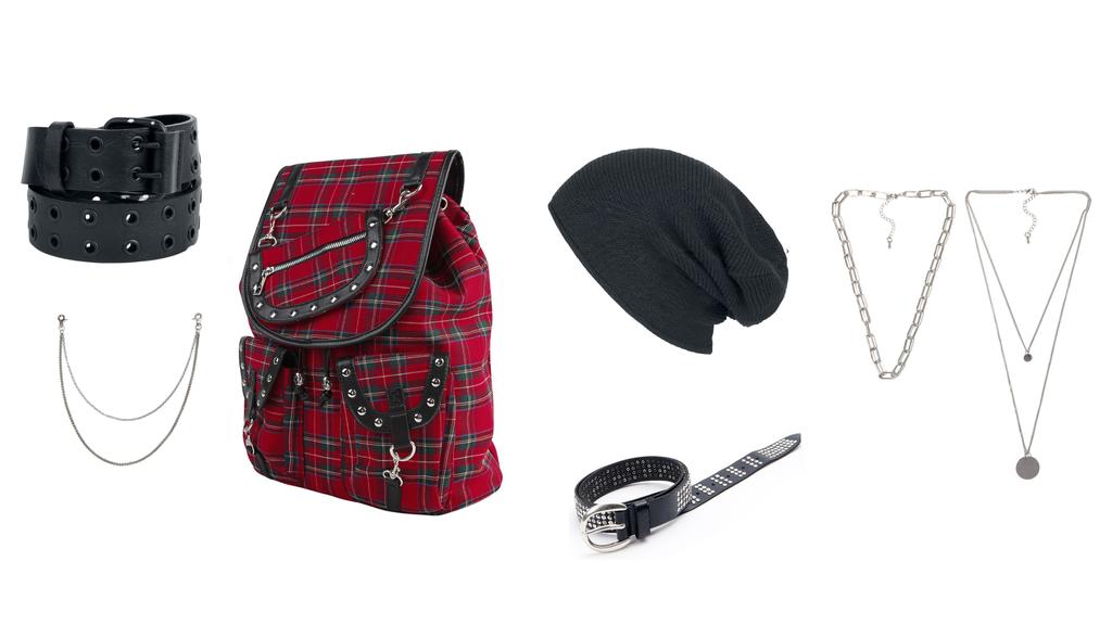 Accessoires für den Grunge-Look