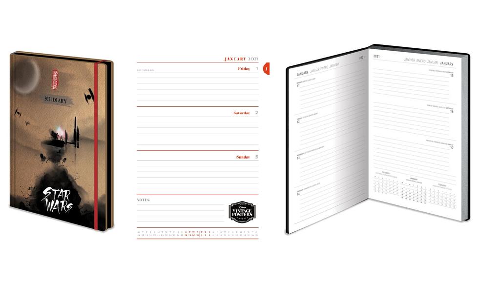 Kalender im Merch-Design