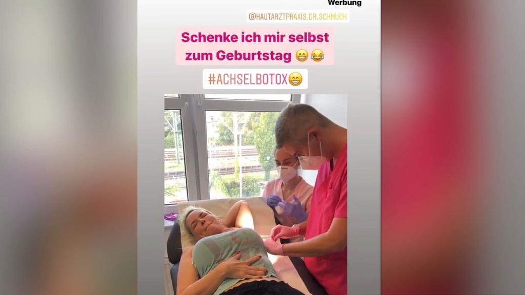 Daniela Katzenberger lässt sich Botox in die Achseln spritzen.