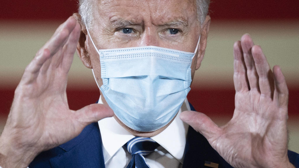 USA, Joe Biden Wahlkampfauftritt in Fort Lauderdale Democratic Presidential Candidate Joe Biden speaks during a campaign event in Fort Lauderdale an event in Fort Lauderdale, Florida on Tuesday, October 13, 2020. Pool PUBLICATIONxINxGERxSUIxAUTxHUNxO