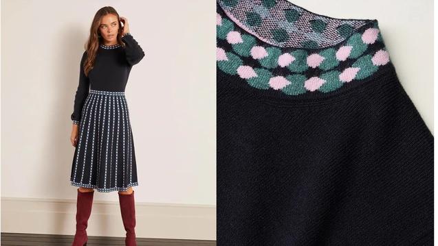 Strickkleid.