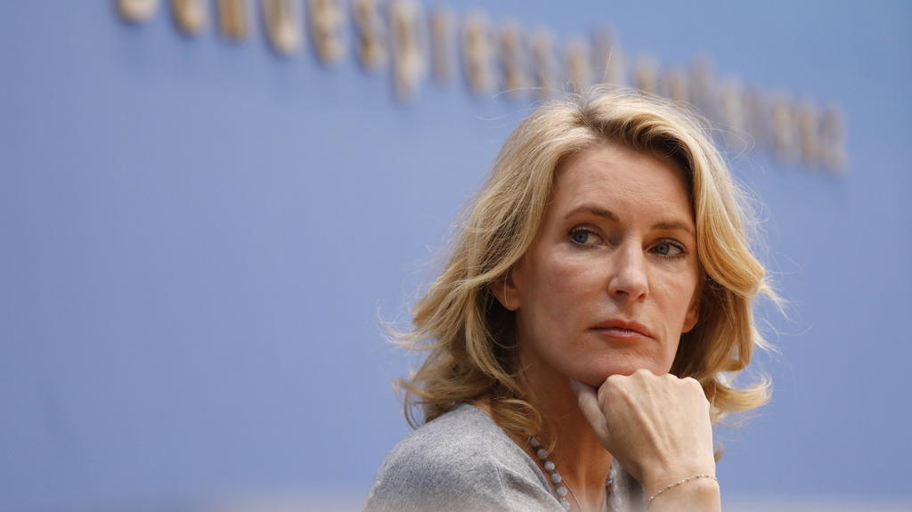 Maria Furtwängler, Schauspielerin, Produzentin, Stifterin MaLisa Stiftung, Deutschland, Berlin, Bundespressekonferenz, Thema: Frauen Quoten