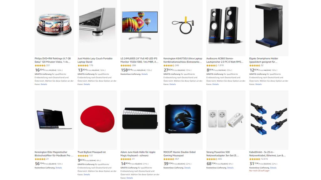 Amazon-Angebot: Diverses Computer-Zubehör