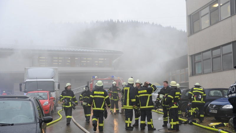 Feuer in Behindertenwerkstatt, Titisee-Neustadt, Schwarzwald