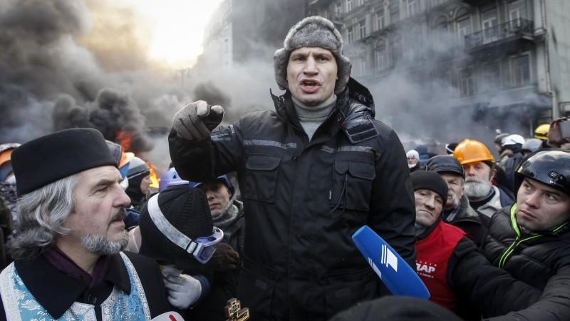 Vitali Klitschko, Janukowitsch, Maidan, Kiew