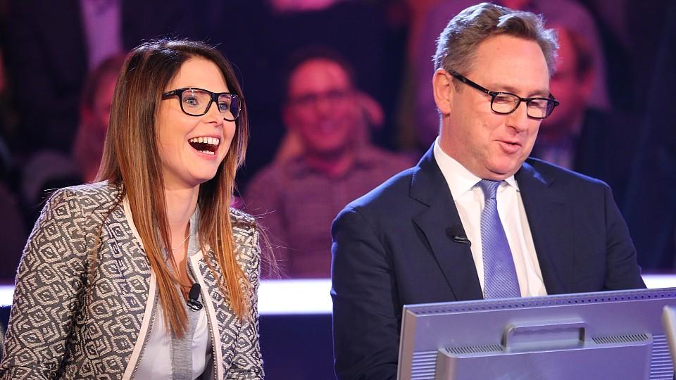 Wer wird Millionär?: Corinna Hoschützky spielt mit „Deichmann“-Geschäftsführer Heinrich Deichmann