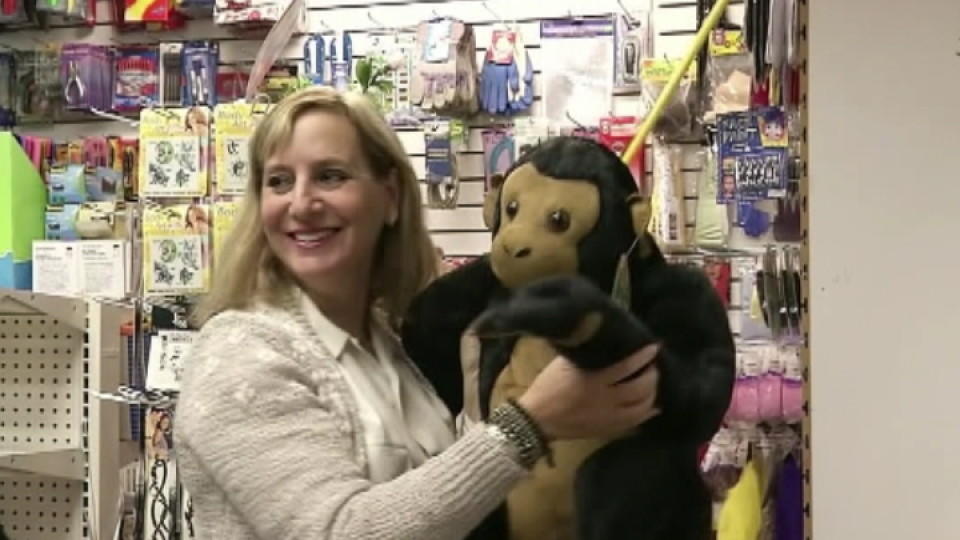 Carol Suchman bei der Spendenaktion