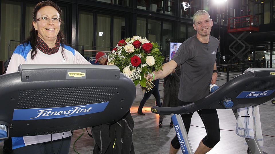 20. RTL- Spendenmarathon: Heiratsantrag auf dem Laufband
