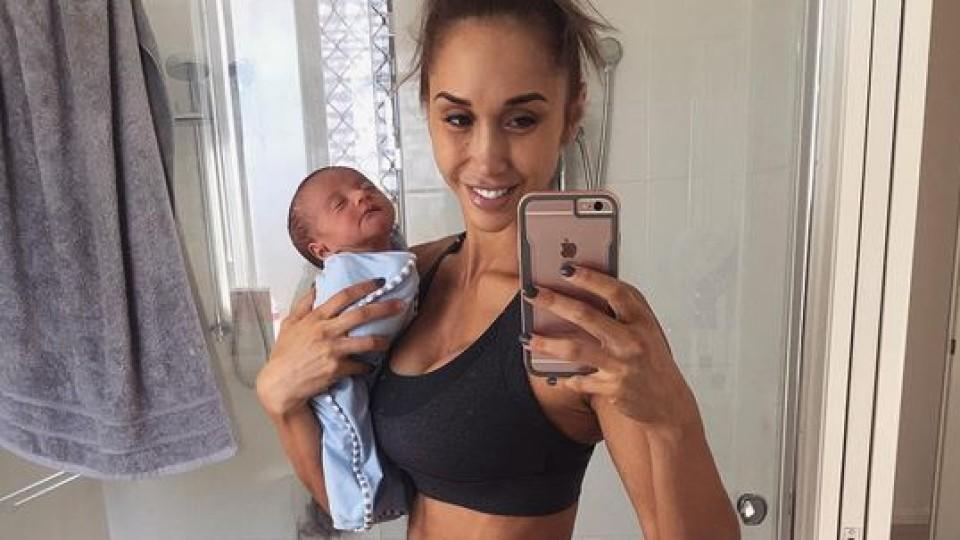 Sixpack-Mom Chontel Duncan erntet Shitstorm wegen Baby-Selfie