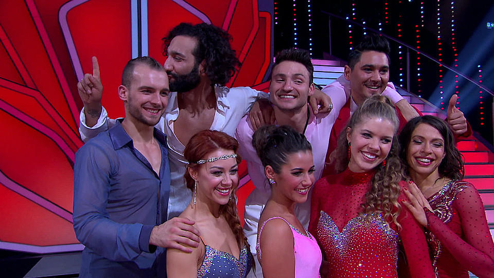 Eric Stehfest, Jana Pallaske, Sarah Lombardi und Victoria Swarovski stehen im Halbfinale von "Let's Dance"