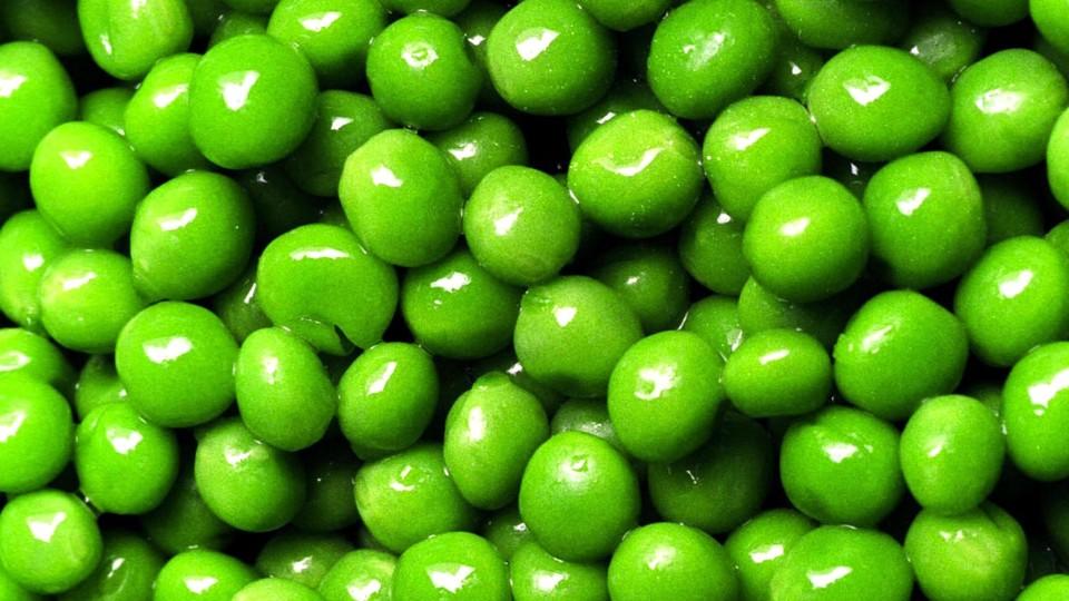 Grüne Erbsen