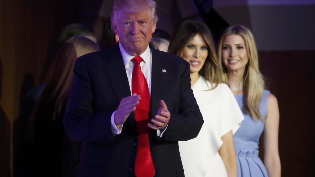 U.S. President-elect Donald Trump arrives to speak at his election night rally in Manhattan, New York, U.S., November 9, 2016. REUTERS/Carlo Allegri