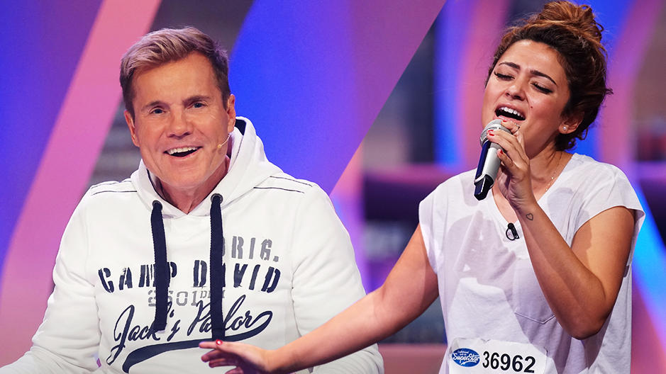DSDS-Kandidatin Maria Voskania kommt bei DSDS-Juror Dieter Bohlen gut an.