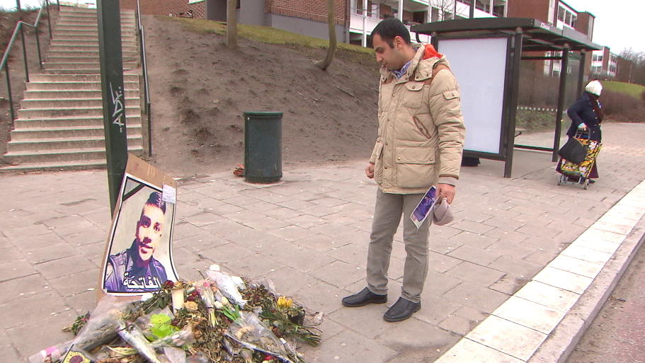 Housam Abbas ist sich sicher, dass Schießereien und Waffen das ist, woran Schwedens Gesellschaft leidet.