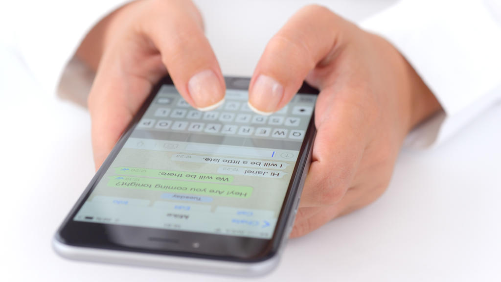 WhatsApp-Nachrichten auf dem Smartphone
