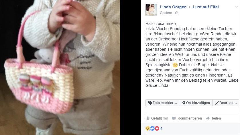 Handtasche verloren Eifel