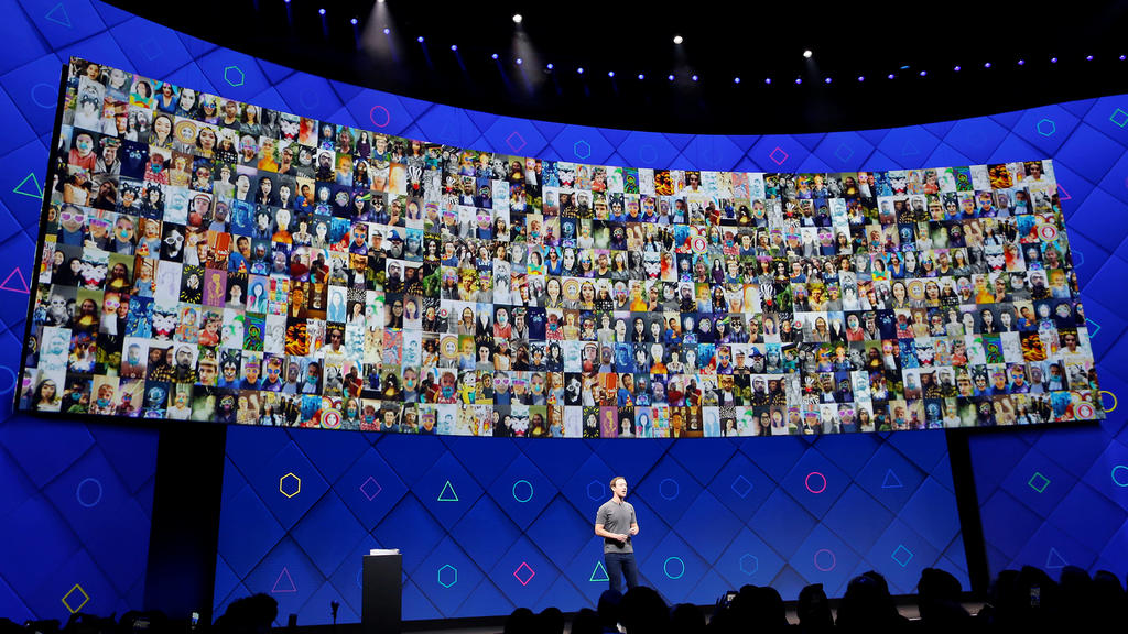 Facebook Founder and CEO Mark Zuckerberg speaks on stage during the annual Facebook F8 developers conference in San Jose, California, U.S., April 18, 2017. REUTERS/Stephen Lam