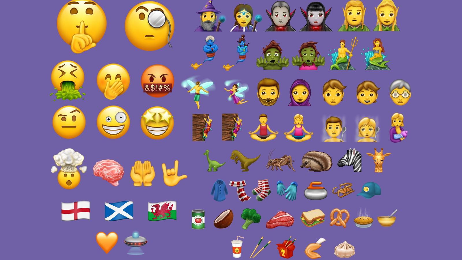 56 Neue Emojis Bei Whatsapp Co Brezel Fee Kotz Emoji Frau Mit Kopftuch Kommen Aufs Smartphone