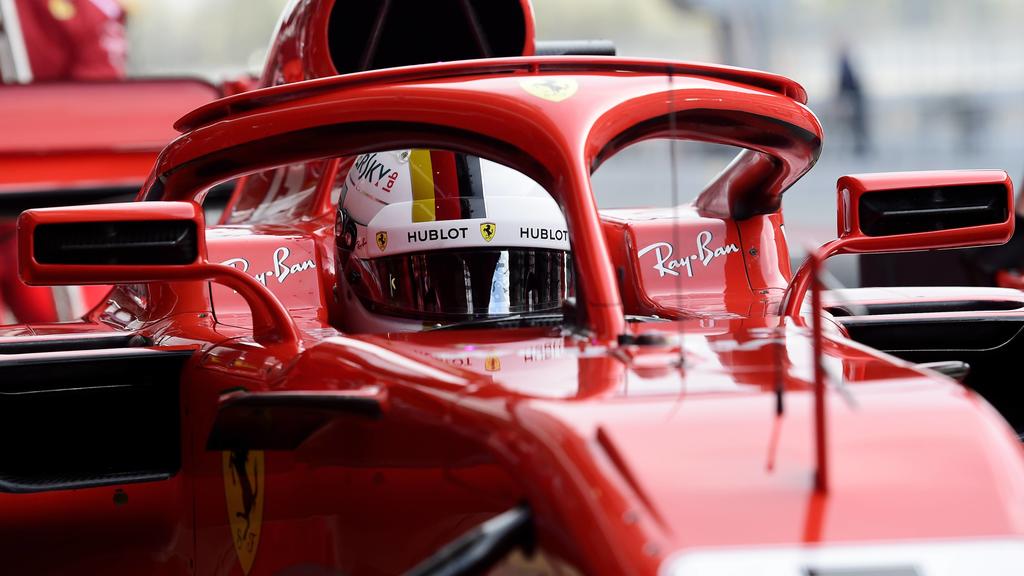 VETTEL Sebastian Team Scuderia Ferrari Motorsport Formel 1 Tests in Barcelona 2018 Circuit de Barcelona am 08. Maerz 2018 3.Tag *** VETTEL Sebastian Team Scuderia Ferrari Motorsport Formula 1 Tests in Barcelona 2018 Circuit de Barcelona on 08 March 2