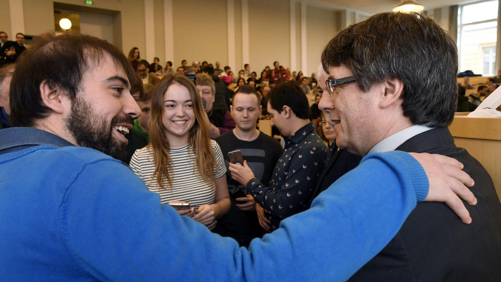 Puigdemont hatte an der Uni Helsinki eine Rede gehalten.