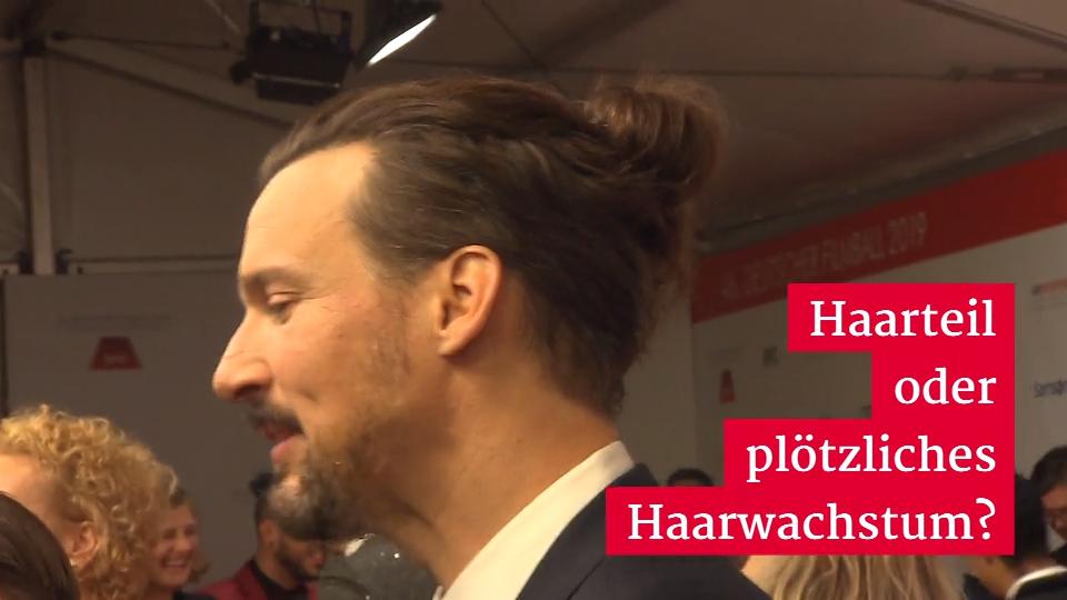 Deutscher Filmball: Florian David Fitz trägt plötzlich Man Bun