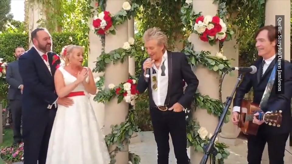 Rod Stewart, der Hochzeitscrasher! Mega-Überraschung für ...