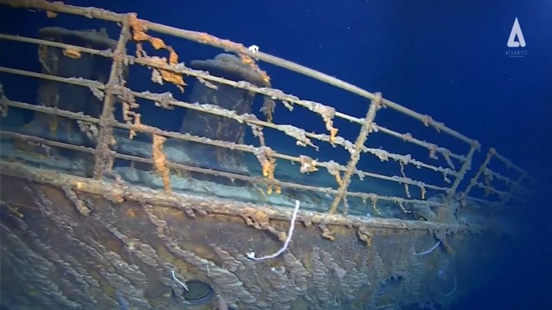 Titanic Wrack Gerammt Kapitan Von Forschungs U Boot Verlor Die