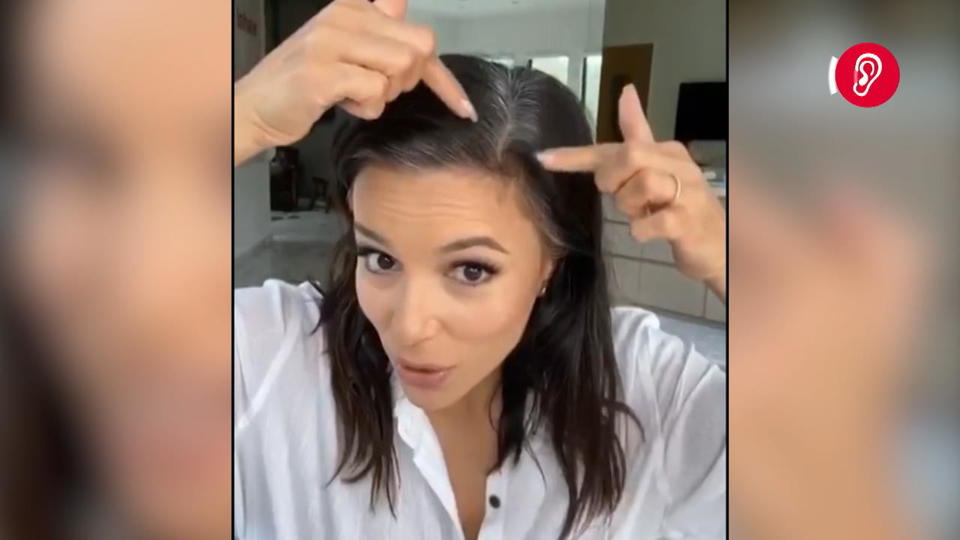 Eva Longoria Graue Haare Wegen Corona Quarantane Doch Sie Weiss Sich Zu Helfen