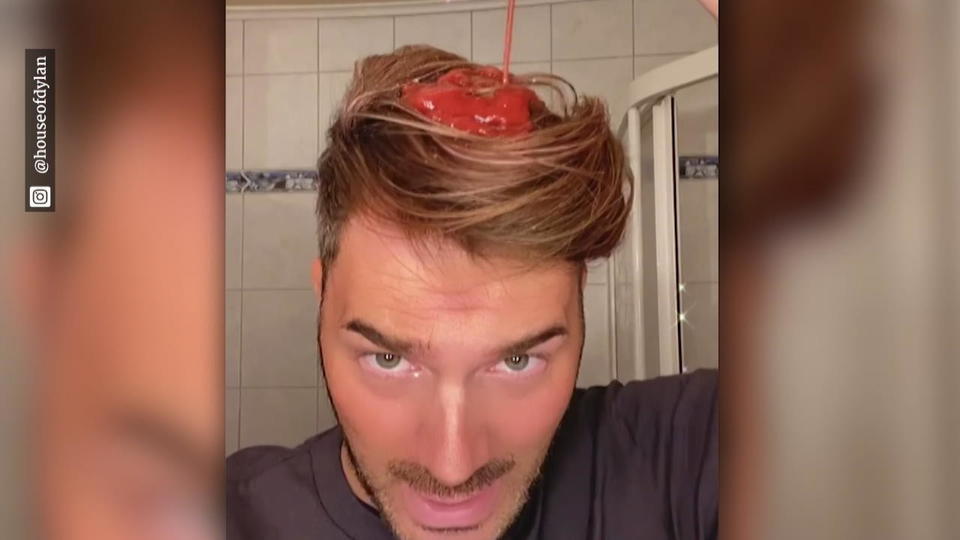 Warum Macht Der Das Denn Sam Dylan Schmiert Sich Ketchup In Die Haare Video Vip De Flipboard