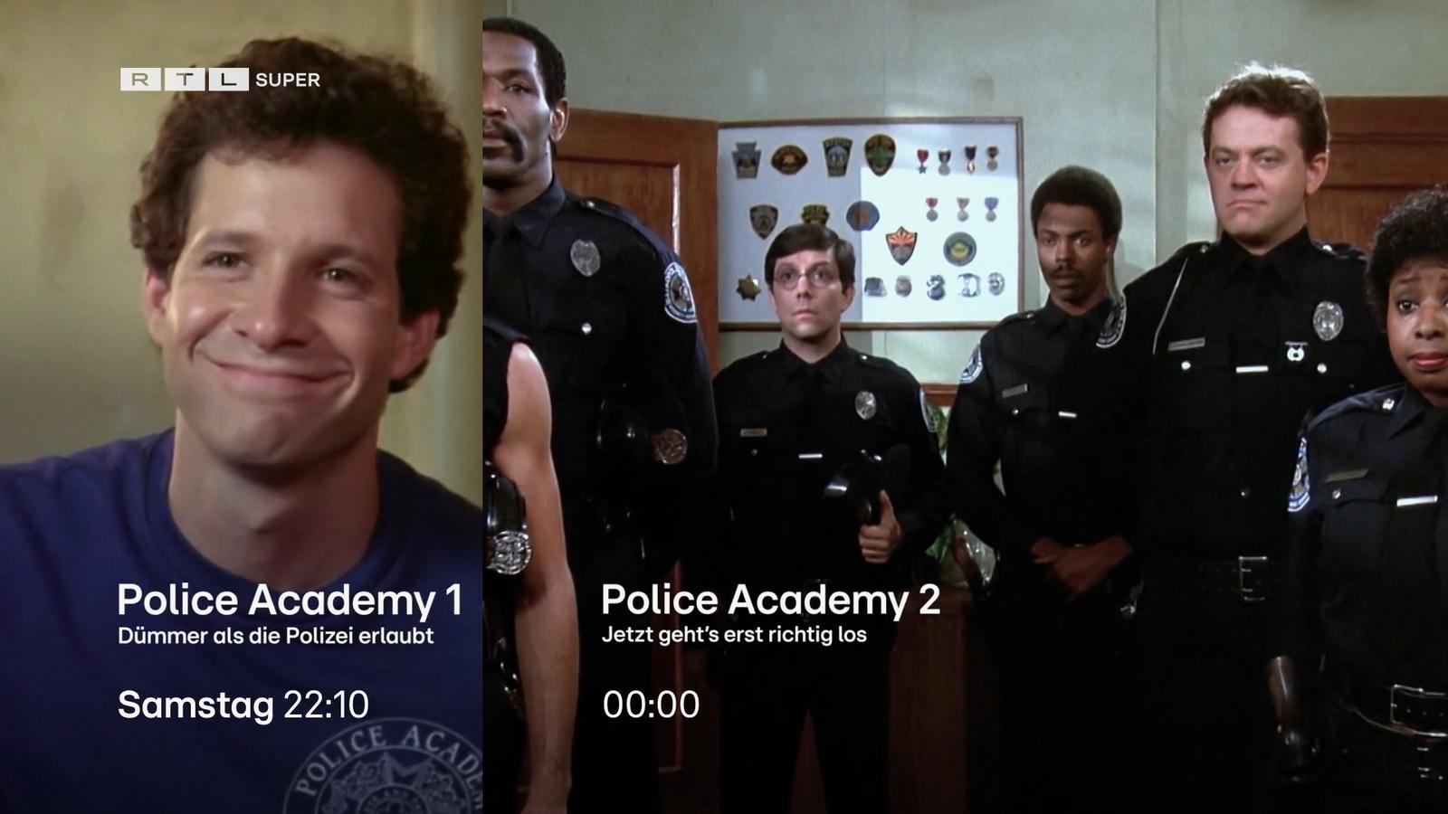 Police Academy 1 + Police Academy 2